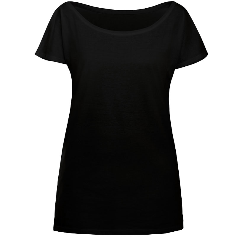 Camiseta Larga y Escotada Mujer Frontal